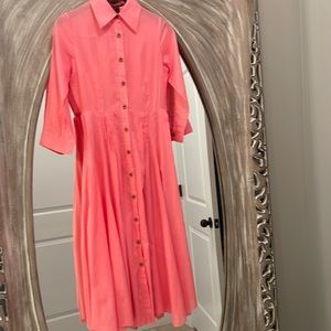 A Barami shirt dress in pink!!